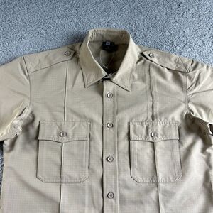 NEW Propper Shirt Mens Medium 32‎ Beige Tactical Kinetic Button Up Uniform F5350
